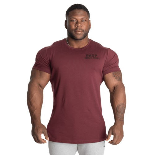 Gasp 89 Classic Tapered Tee Vino Granate | 81294-BYLO