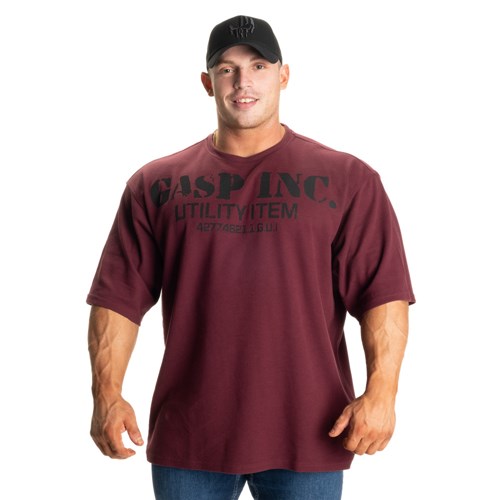 Gasp Iron Thermal Tee Vino Granate | 42578-NSYQ