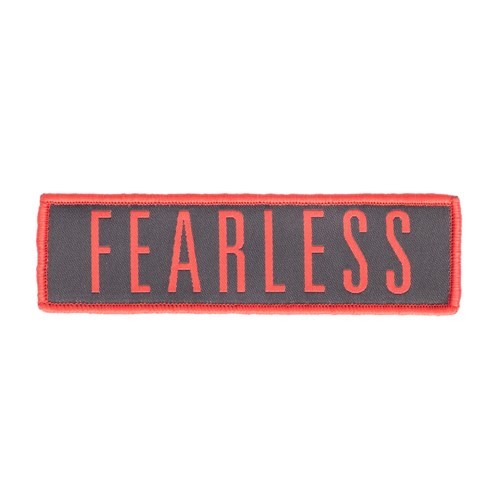 Gasp Woven Patch 11x3 Fearless | 56180-BADR