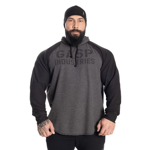 Gasp l/s thermal hoodie Graphite Melange | 69854-VSLR