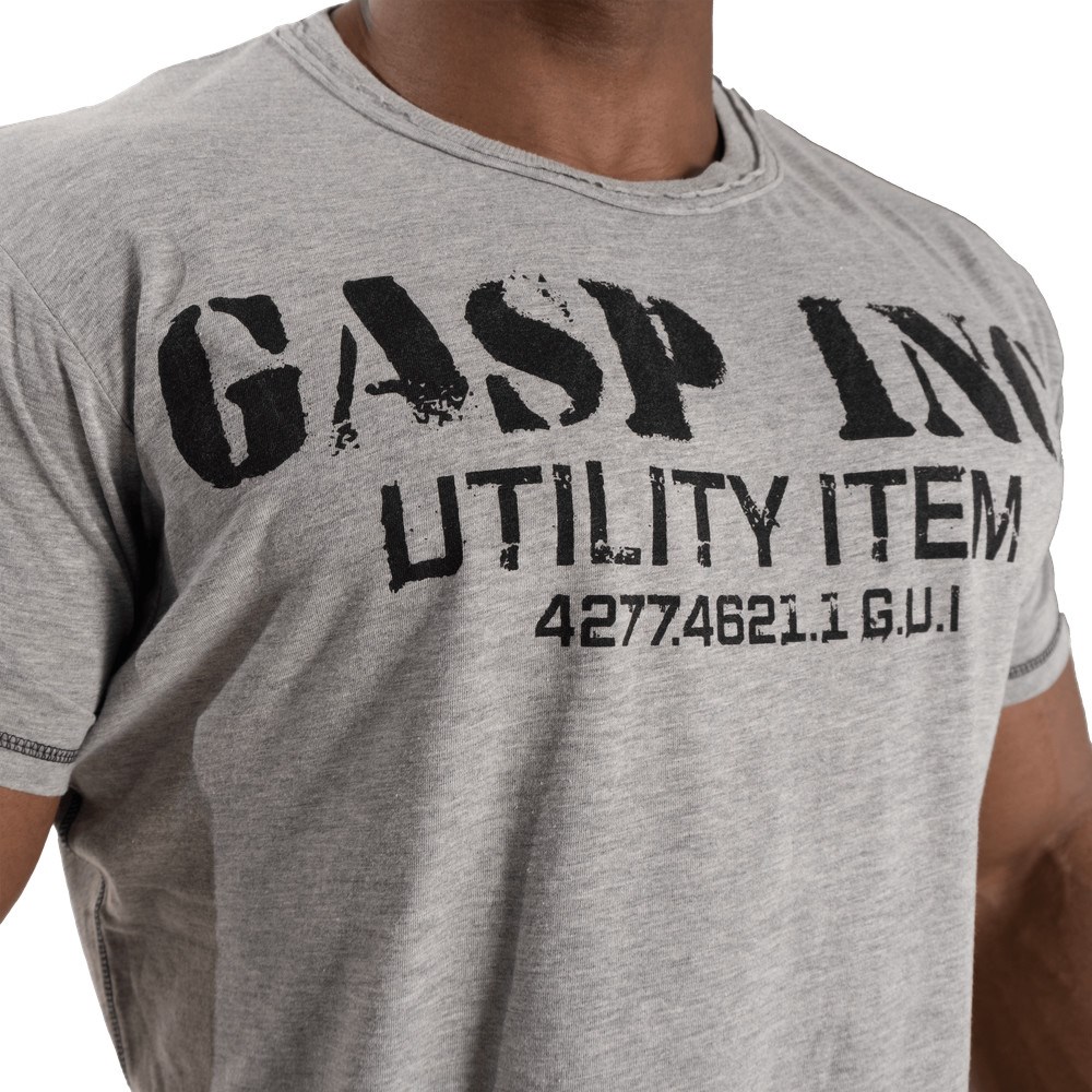 Gasp Basic utility tee Grises | 40638-MPWU