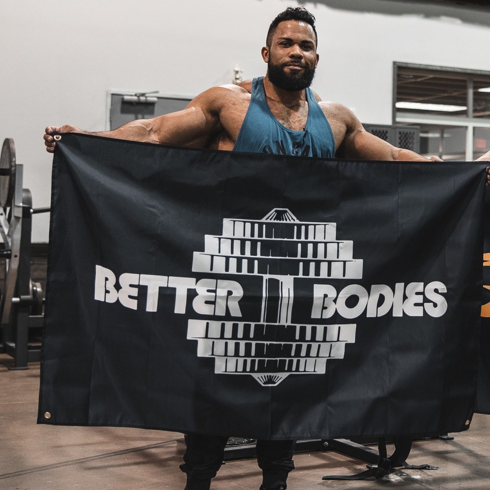 Gasp Better Bodies Gym Flag Negros | 97486-WYDB