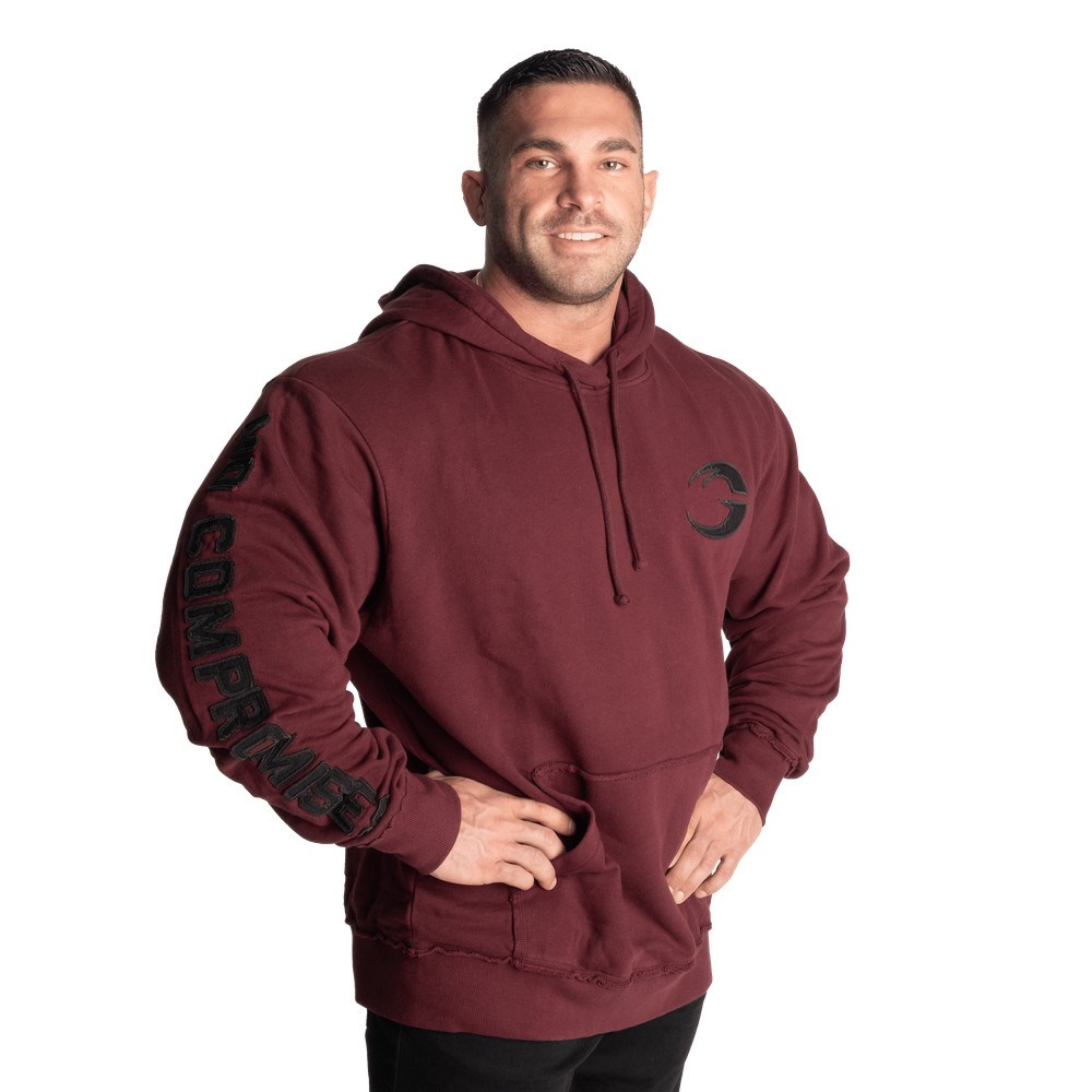 Gasp Distressed Hood Vino Granate | 72658-SNZY