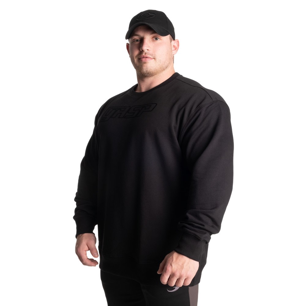 Gasp Division Crewneck Negros | 06953-NHAO