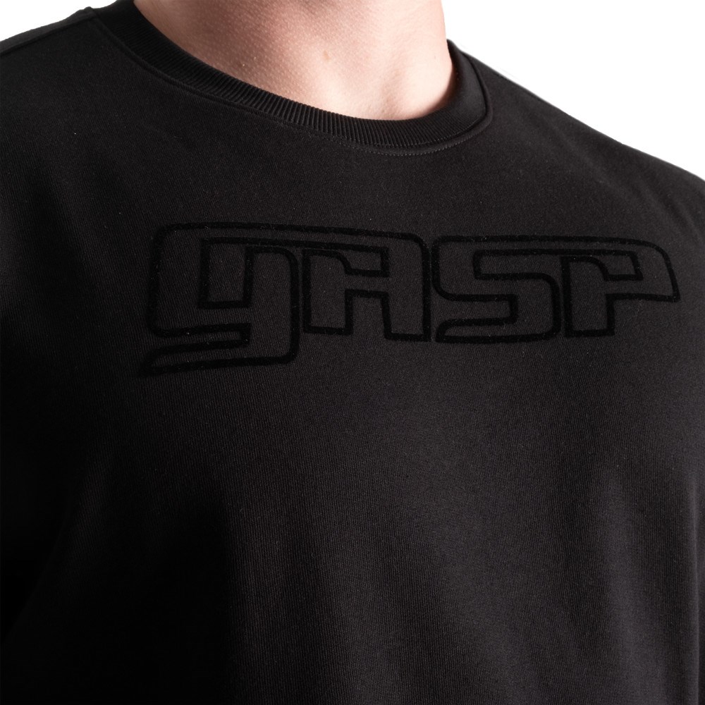 Gasp Division Crewneck Negros | 06953-NHAO