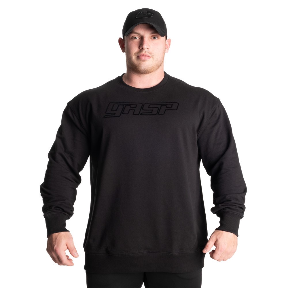 Gasp Division Crewneck Negros | 06953-NHAO