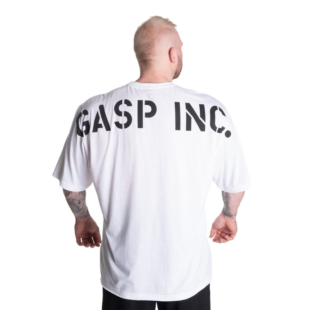 Gasp Division Iron Tee Blancos | 49051-SUZH