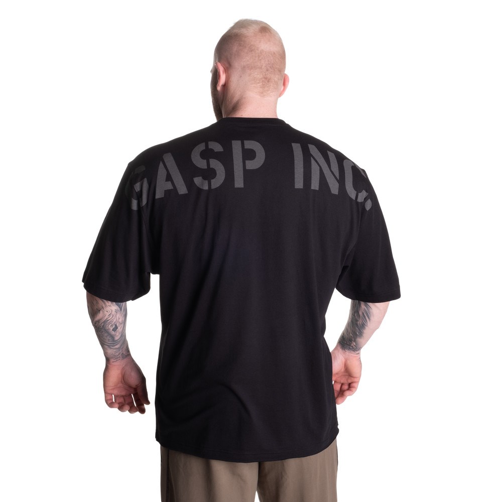 Gasp Division Iron Tee Negros | 31429-FHCY