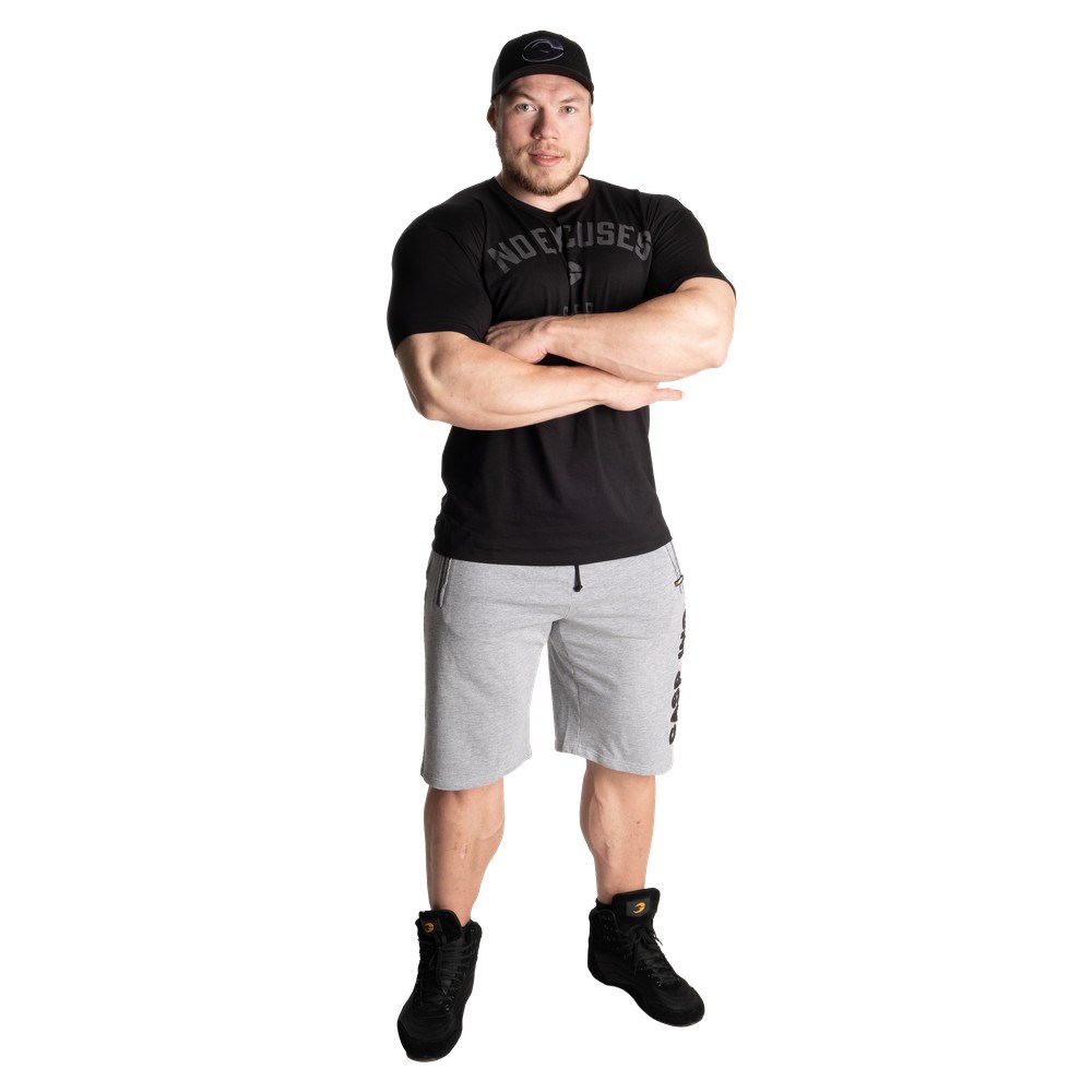 Gasp Division Sweatshorts Grises Claro | 68952-RGIC