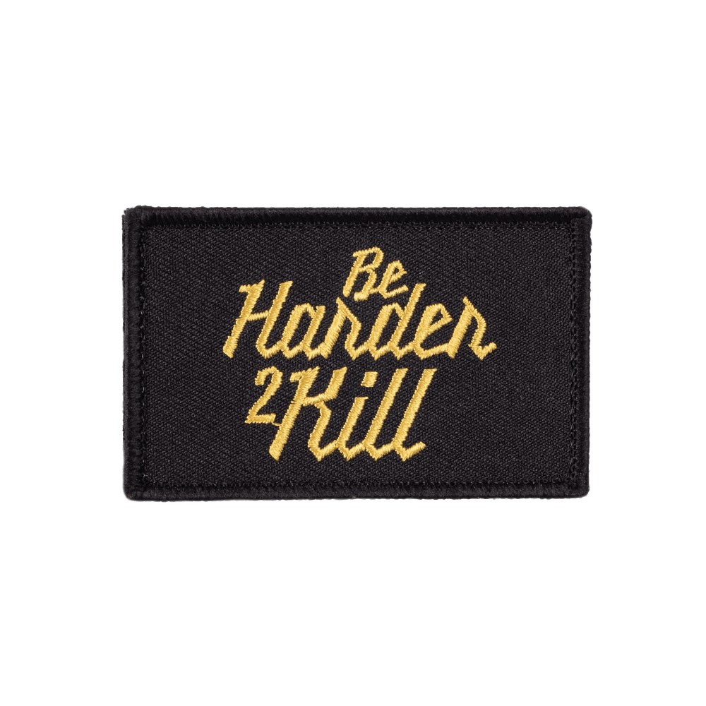 Gasp Embroidered Patch 8x5 Be Harder 2 Kill | 30951-CNIM