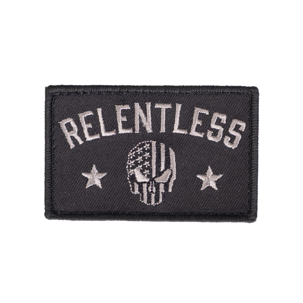 Gasp Embroidered Patch 8x5 Relentless | 24839-KJAD