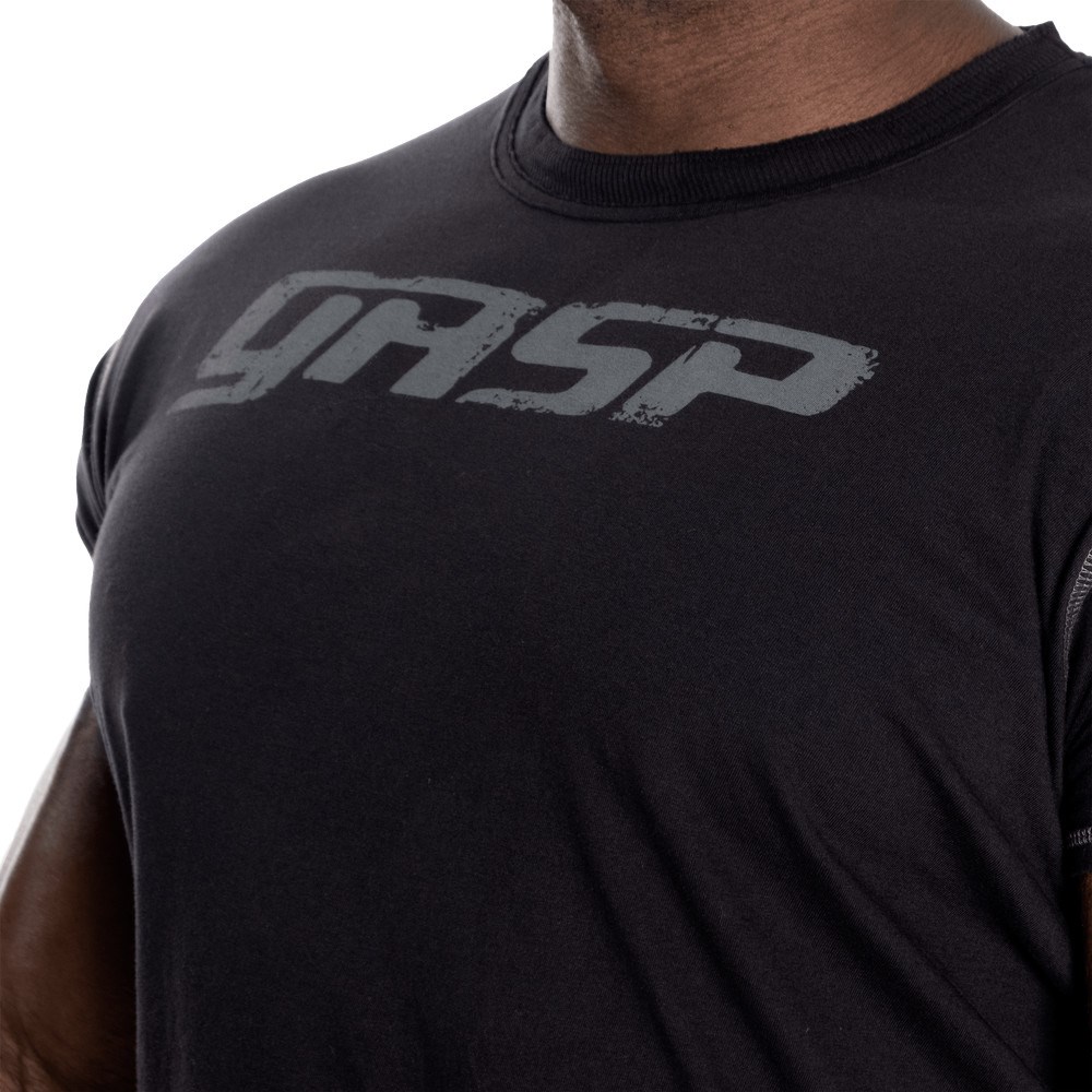 Gasp Gasp Gym Tee Negros | 54127-UVHA