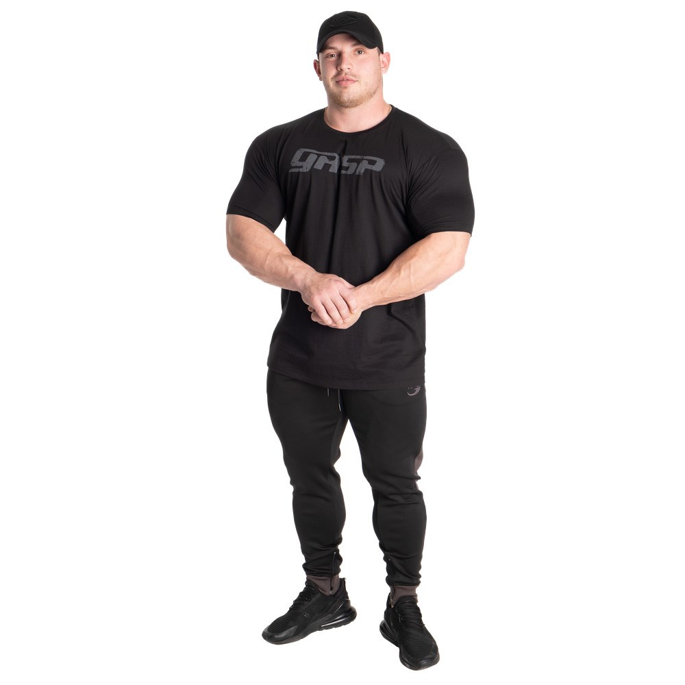 Gasp Legacy Gym Tee Negros | 12873-JHZW