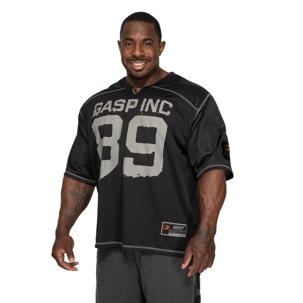 Gasp No1 Football Tee CUSTOMIZABLE Negros | 14869-NWQD