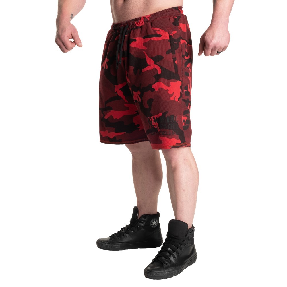 Gasp Thermal Shorts Rojos Camuflados | 56739-EDWC