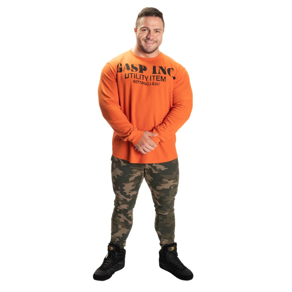 Gasp Thermal gym sweater Flame | 90671-MLZT