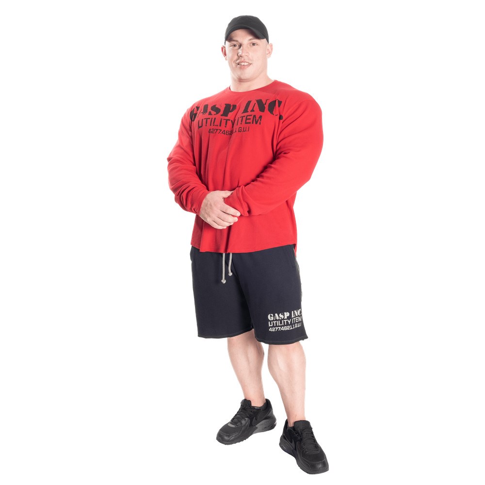 Gasp Thermal gym sweater Rojos | 98301-KVME