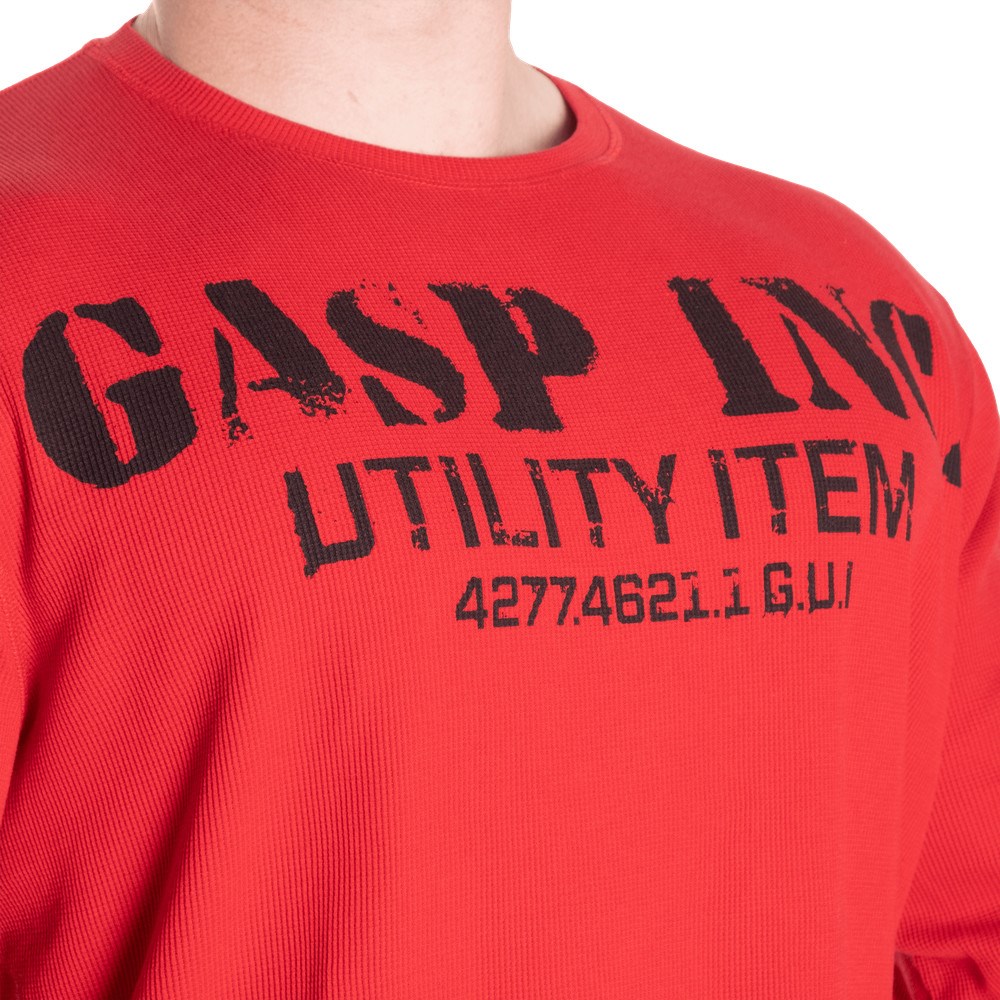 Gasp Thermal gym sweater Rojos | 98301-KVME