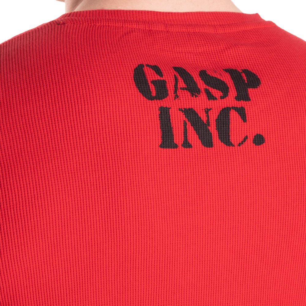 Gasp Thermal gym sweater Rojos | 98301-KVME