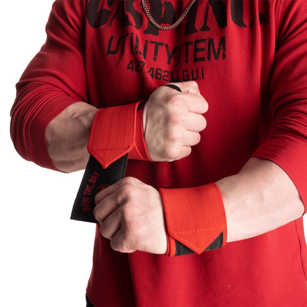 Gasp Win The Day Wrist Wraps 24" Rojos | 09468-JAKQ