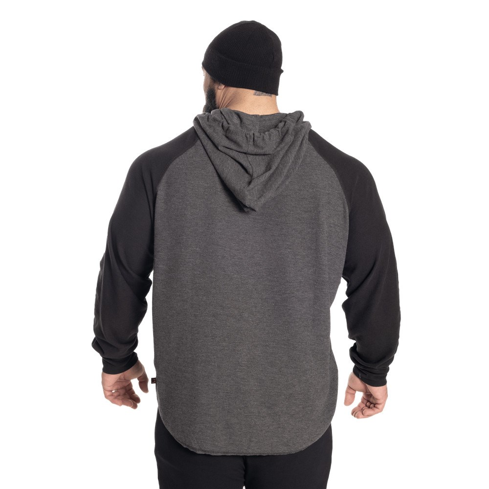 Gasp l/s thermal hoodie Graphite Melange | 69854-VSLR