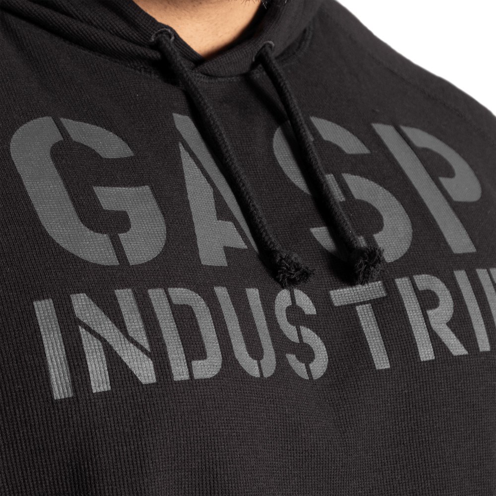 Gasp l/s thermal hoodie Negros Negros | 64938-AOVJ